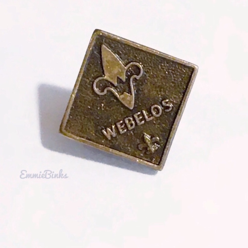1990’s Vintage Cub Scouts BSA WEBELOS Uniform Lapel ~ Vtg Boy Scouts